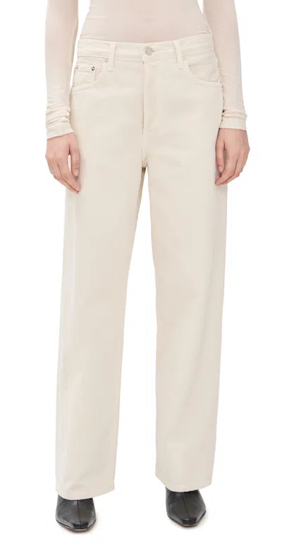 Agolde Low Slung Baggy Jeans Brown Rice