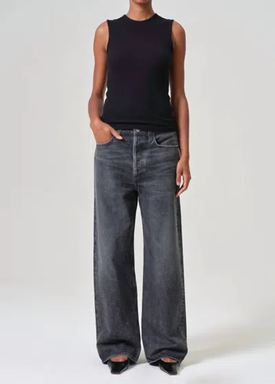 Agolde Low Slung Baggy Jeans In Ditch