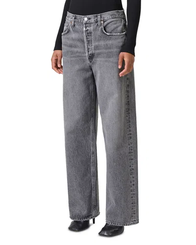 AGOLDE LOW SLUNG BAGGY JEANS IN SPIRIT