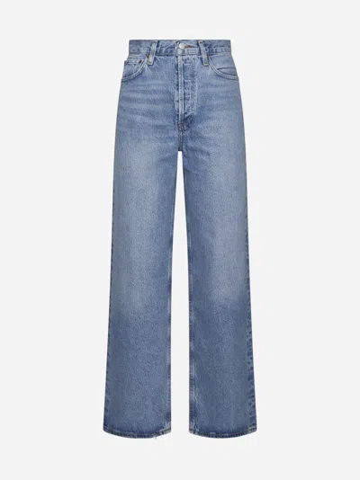 Agolde Low Slung Baggy Jeans In Libertine