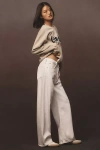 Agolde Womens Tusk Low Slung Wide-leg Mid-rise Recycled-denim Jeans In White