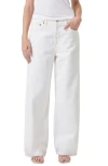 Agolde Low-slung Baggy Jeans In Milkshake