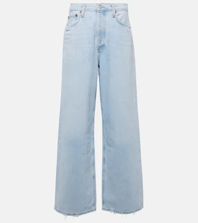AGOLDE LOW SLUNG BAGGY WIDE-LEG JEANS