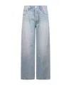 Agolde High Waist Frayed Hem Jeans