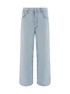Agolde Low Slung Baggy Jeans In Fragment (bleached Pale Ind)