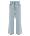 Agolde Low Slung Baggy Jeans In Lightblue