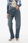 Agolde Low-slung Relaxed Fit Fran Jeans 22cm In Blue