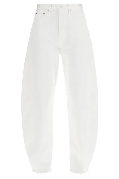 Agolde Luna Barrel Jeans Collection In White