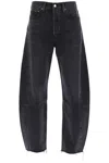 Agolde Straight-leg Frayed Jeans