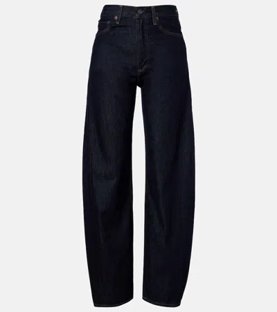 AGOLDE LUNA HIGH-RISE BARREL-LEG JEANS