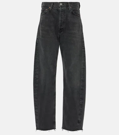 Agolde High-rise-jeans In Blau