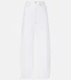 Agolde Luna Pieced Cotton Denim Baggy Jeans In Element 