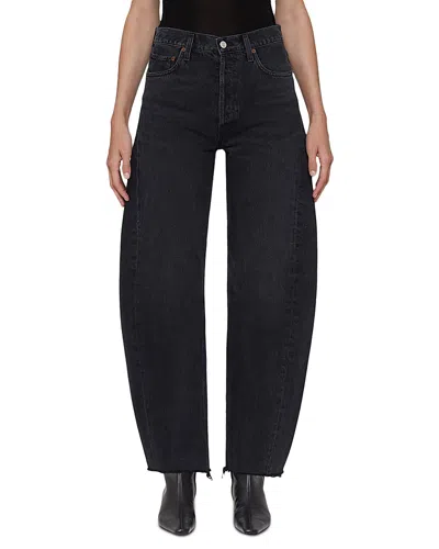 AGOLDE LUNA HIGH RISE PIECED TAPER JEANS IN POSSESS