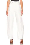 Agolde Luna High Rise Relaxed Jeans In Element White In White