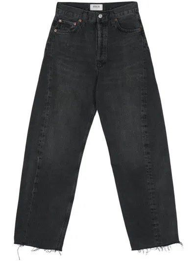 AGOLDE LUNA HIGH-RISE TAPERED JEANS