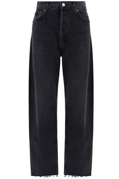 Agolde Multi-pocket Denim Trousers In Multicolor