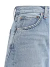 Agolde Blue Lana Jeans In Void (lt Indigo)