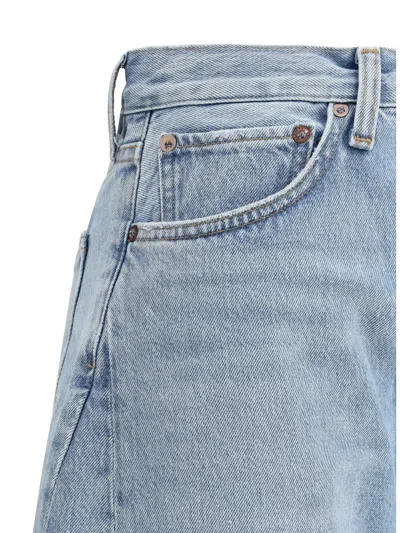 Agolde Blue Lana Jeans In Void (lt Indigo)
