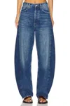 Agolde Luna Pieced High Rise Jeans In Split In Blue