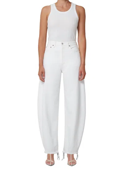 Agolde Luna Pieced Jean In Element In White