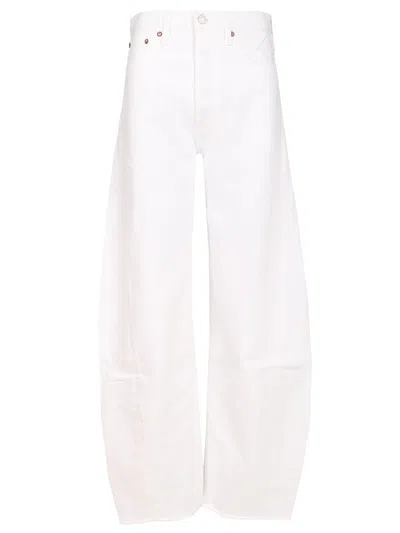 Agolde Luna Pieced Jean In Element (organic Cotton) In White