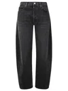 Agolde Luna Curved Leg Jeans In Possess