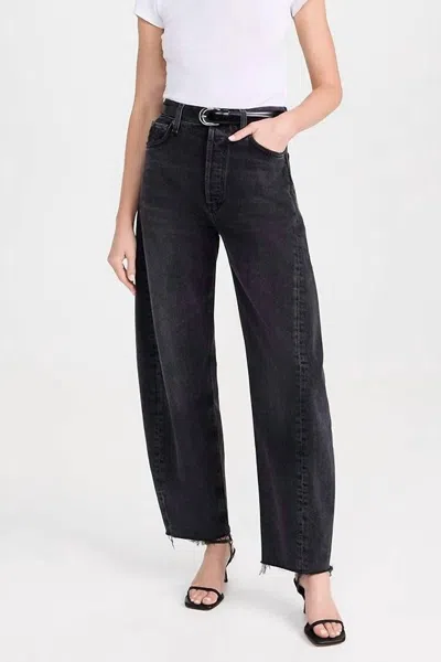 AGOLDE LUNA PIECED JEAN POSSESS IN BLACK