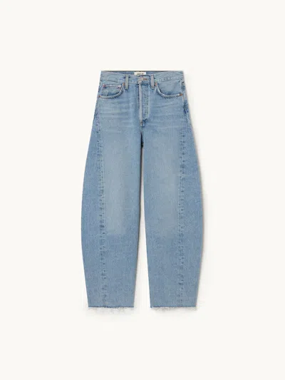 Agolde Luna Pieced Jean Void 26 In Blue