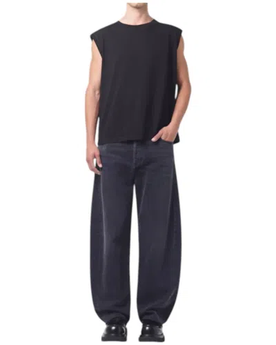 Agolde Luna Pieced Jeans In Possess In Black