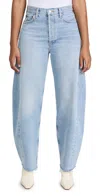 Agolde Luna Pieced Jeans Void In Void