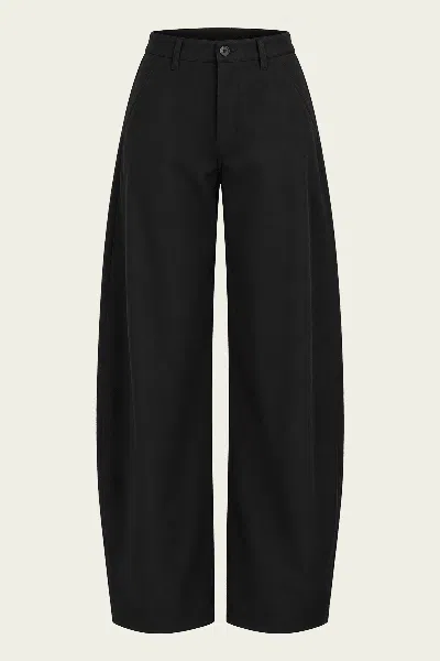 Agolde Luna Trouser In Obscura In Black