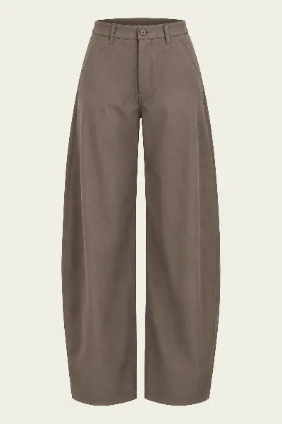 Agolde Luna Trouser In Taupe In Brown