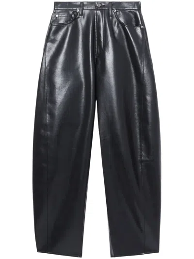 Agolde Luna Trousers In Black