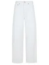 Agolde Ren High Rise Wide Leg Jeans In Tarte In White