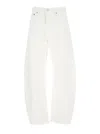 Agolde Luna Barrel Jeans Collection In White