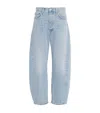 Agolde Parker Straight Jean In Swap Meet In Blue