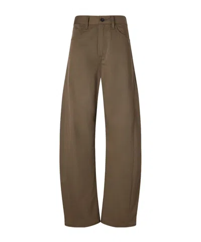 Agolde Luna Wide-leg Trousers In Green