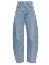 Agolde Lune Pieced Jeans Light Blue