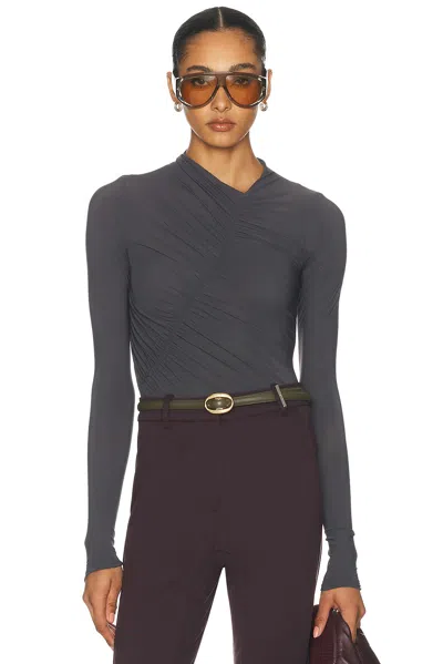 Agolde Lupin Bodysuit In Carob