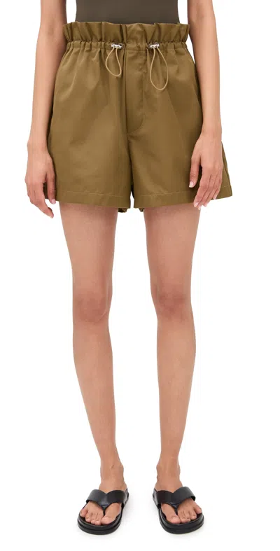 Agolde Lydia Shorts Khaki