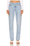 Agolde Lyle Low Rise Slim Jean In Switch In Blue