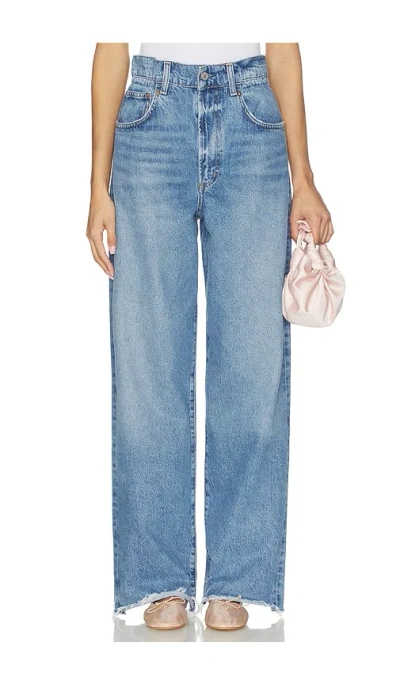 Agolde Lyonne Jeans In Blue