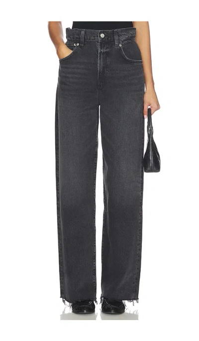 Agolde Lyonne Jeans In Gray