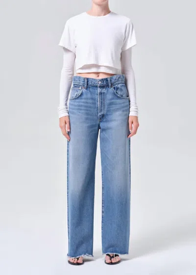 Agolde Lyonne Straight Leg Jean In Outbreak In Blue