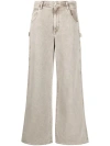 AGOLDE MAGDA WIDE-LEG DENIM JEANS