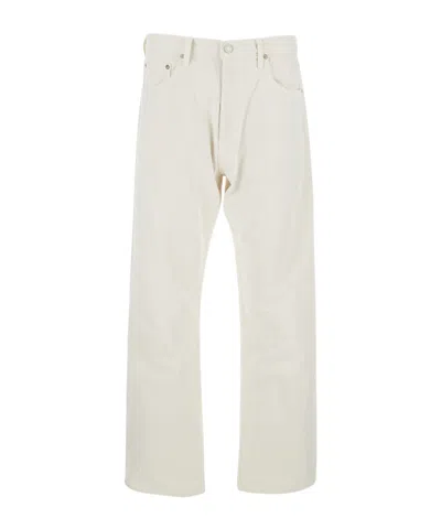 Agolde Magnus Straight-leg Jeans In White