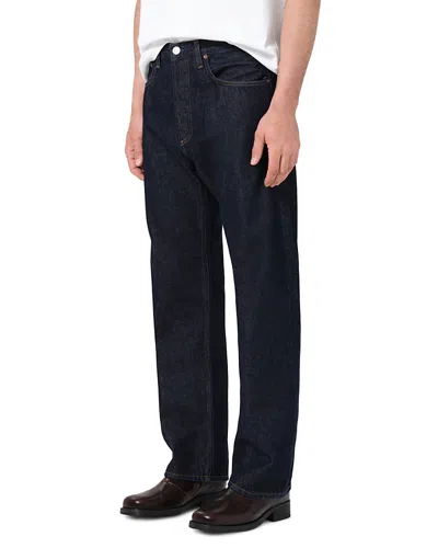 Agolde Magnus Regular Fit Jeans In Rinse Black In Blue