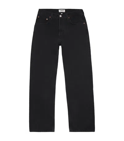 Agolde Magnus Straight Jeans In Black