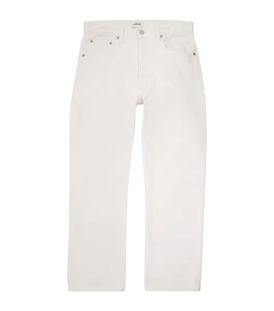 Agolde Magnus Straight Jeans In White