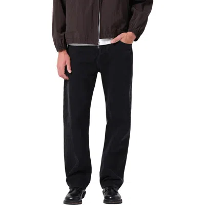 Agolde Magnus Straight Leg Trouser Jeans In Black